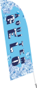WIND BANNER DE PAREDE TAM ÚNICO GELO