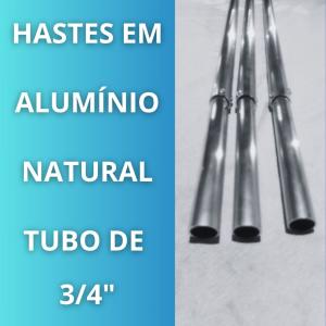 Hastes para Wind Banner em Alumínio Tam P Alumínio 1,95 mts x 0,65 mts Alumínio Natural  Estrutura Desmontável Produção de Grandes quantidades, favor consultar Preço, Prazo e Frete
